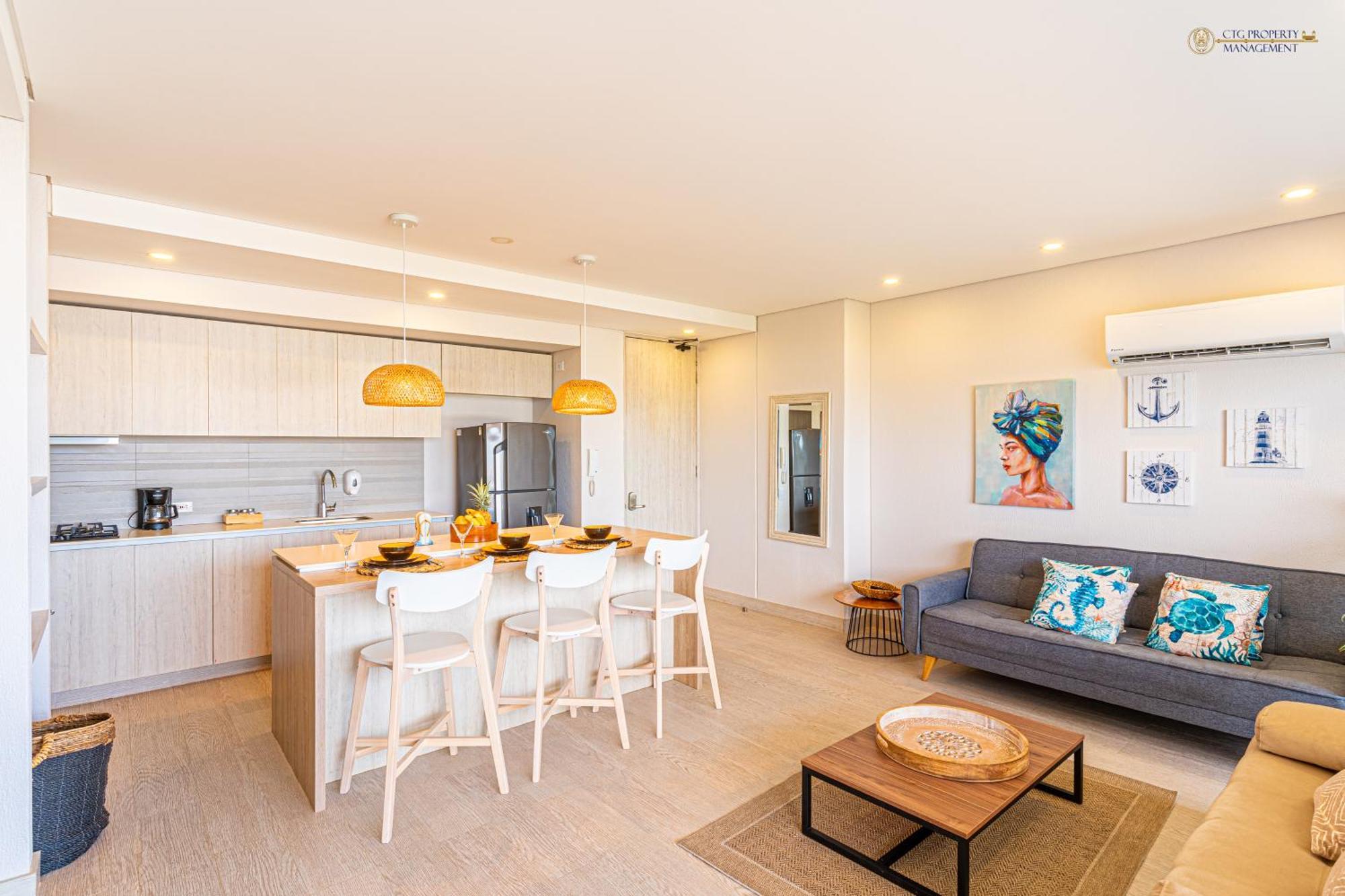 Martinique Cartagena - Apartamentos A Corta Caminata De Playa Azul Eksteriør bilde