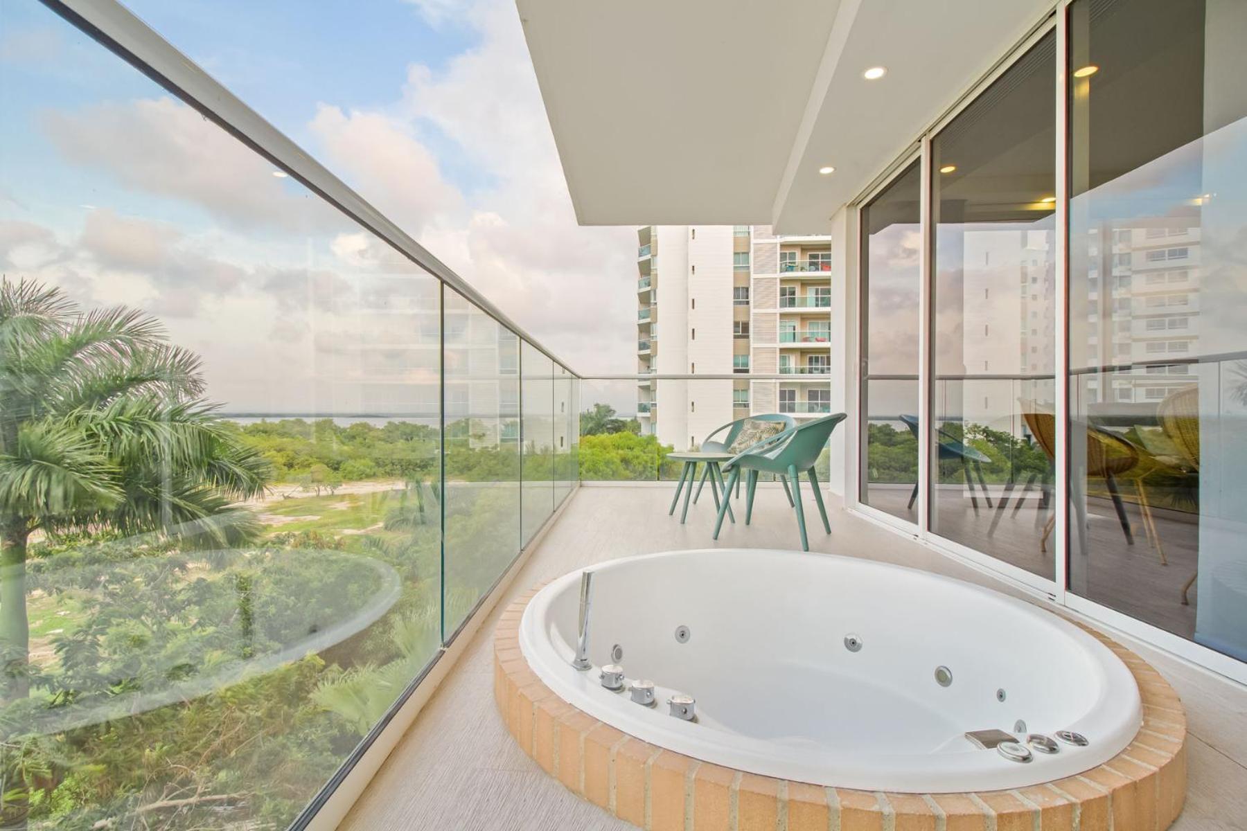 Martinique Cartagena - Apartamentos A Corta Caminata De Playa Azul Eksteriør bilde