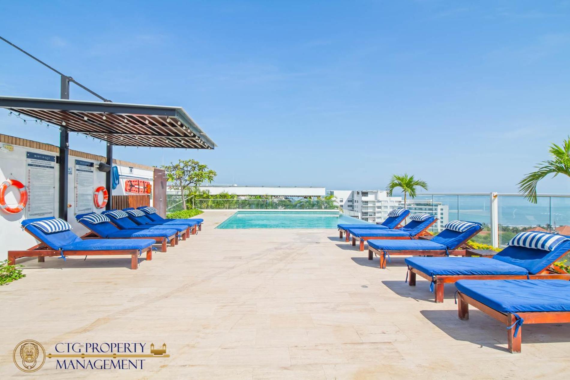 Martinique Cartagena - Apartamentos A Corta Caminata De Playa Azul Eksteriør bilde