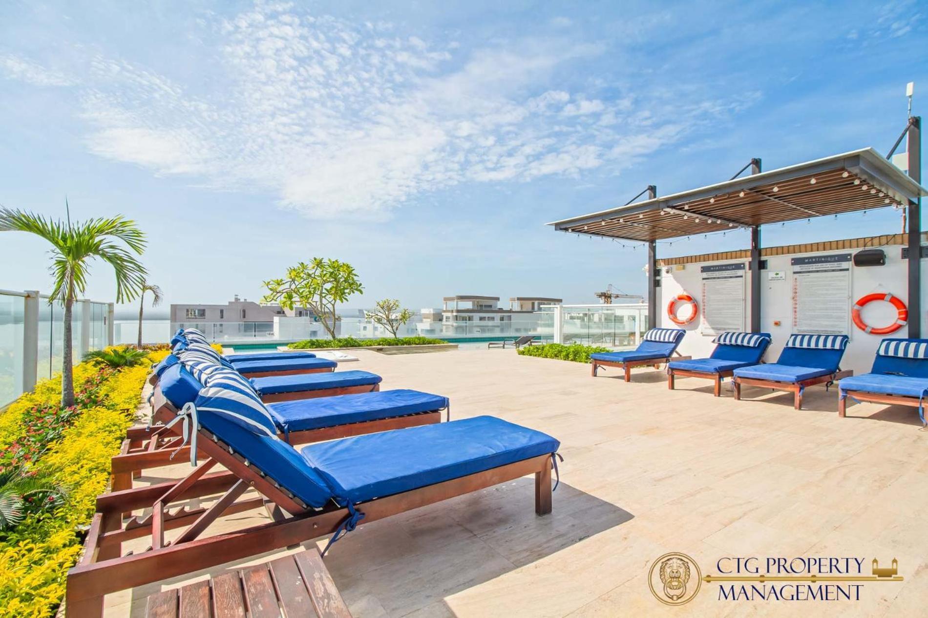 Martinique Cartagena - Apartamentos A Corta Caminata De Playa Azul Eksteriør bilde
